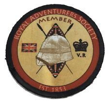 Royal Adventurers Society Morale Patch Tactical Military Army Badge British picture