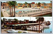 Panama City, Florida - Shrimp Boat Restaurants Bar & Lounge - Vintage Postcard picture
