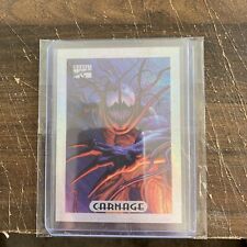1994 CARNAGE Marvel Masterpieces Holofoil Limited Edition #2 Of 10 LOWEST PRICE  picture