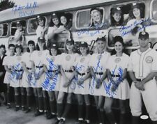A League of Their Own No Crying in BB 16x20 Photo Cast Signed  by 9  JSA 163883 picture