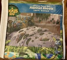 A Bug’s Life Vintage Flannel 3 Pc Bedsheet Set Never Used  picture