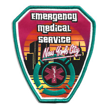 New York City FDNY EMS Vice City style patch picture