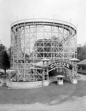 1917 Roller Coaster Glen Echo Park MD Old Vintage Photo 8.5