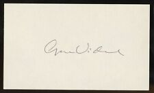 Gore Vidal d2012 signed autograph 3x5 Cut American Writer & Public Intellectual picture