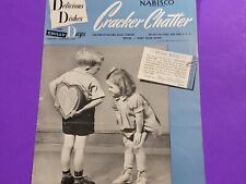 DELICIOUS DISHES FOR CHILLY DAYS JAN-FEB 1949 CRACKER CHATTER NABISCO picture