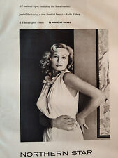 1954 Esquire Original Article Photographs Andre De Dienes of ANITA EKBERG picture