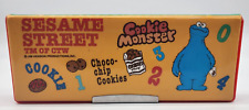 Vtg Sesame Street Big Bird Cookie Monster Magnetic Pencil Case Box  Japan RARE picture