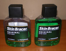 Lot of 2 Vintage MENNEN Skin Bracer Original After Shave 7 oz Plastic Bottles picture