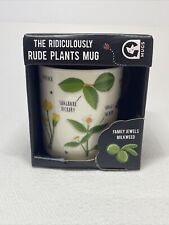 The Ridiculously Rude Plants Mug from Ginger Fox Coffee Tea NEW Garden Gift for picture