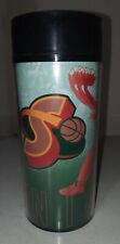 Starbucks Seattle Sonics Basketball Vintage Tumbler With Lid  picture