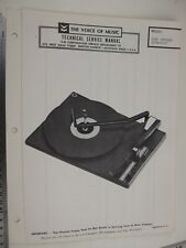 SF 60's V-M Voice of Music Technical Service Manual MODEL  2100 Revised  BIS picture