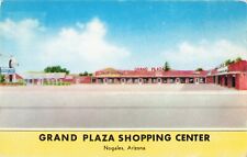 Grand Plaza Shopping Center Nogales Arizona AZ Chrome 1957 Postcard picture