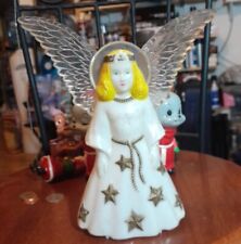 Vintage Christmas Paramount Angel Plastic Tree Topper - No Light Cord picture