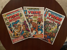 (Lot of 3 Comics) Marvel Two-In-One #15 #51 #90 (Marvel 1976-82) Spiderman Thing picture