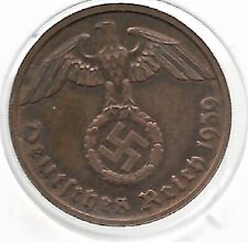 Rare Old WWII COPPER German War 1939-B WW2 Germany Military Collection Coin #126 picture