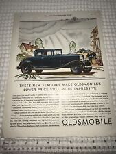 1931 ( PRINT AD )  Oldsmobile 11 X 13” Approx. picture