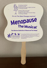 Vintage Advertising Paper Hand Menopause The Musical-Souvenir Fan-Entertainment picture