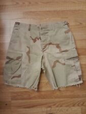 Military BDU Men’s Cargo Shorts DCU Desert Camo Size Medium Regular picture
