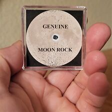MOON ROCK DISPLAY - LUNAR METEORITE - BASIC EDITION + EASEL + CERTIFICATE picture