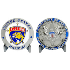 GL16-004 US Marshal Challenge Coin Southern District of Florida Miami Fort Laude picture