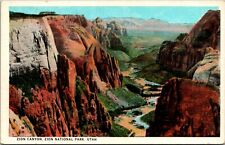 ZION National Park Utah Canyon Postcard Unposted picture
