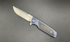 Sharp By Design Brian Nadeau Micro Typhoon Titanium w/ CF Inlay Satin S90V picture