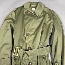 US Military Field Coat Mens Medium Green Overcoat 1946 Vintage Army 5th Infantry picture
