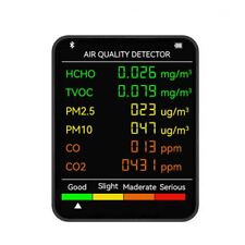 6-In-1 Air-Quality Monitor CO2 Multifunctional Carbon Dioxide Level Controller picture