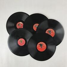 Japanese 78 RPM Records 5pcs C1930 Folk Songs Nipponophone JK642 picture