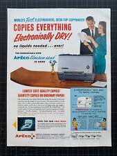Vintage 1963 Apeco Electro-Stat Photo Copier Print Ad picture