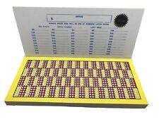 $1.00 BLANK Punch Board Card Money GAME Raffle Gambling 1,000 Hole W/ Magic Seal picture