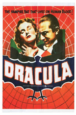 Bela Lugosi Dracula Post-a-Cling Vintage Horror Movie Poster from Spooky Scenes  picture