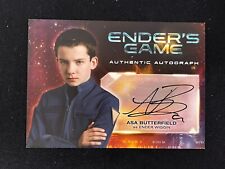 2014 Cryptozoic Ender's Game Asa Butterfield Ender Wiggin A2 Autograph Card AA picture