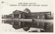 Vintage Postcard View From Lagoon Museum of Science & Industry Chicago, Illinois picture