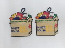 2007 CFC Scouting For Food Bright House patch Lot Of 2 Original picture