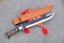 Large Handmade Bowie-14 inches Blade hunting knife-camping,tactical,combat knife picture