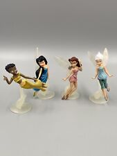 Disney Pixie Hollow Fairies Lot of 4 PVC Fairy Figures Cake Toppers picture