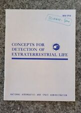 CONCEPTS FOR DETECTION OF EXTRATERRESTRIAL LIFE - 1964 NASA Publication/Book picture