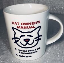 PFALTZGRAFF GRIMM Mug Ceramic Coffee Cup CAT OWNER'S MANUAL  picture