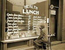 1942 Changing Menu Health Lunch Restaurant Vintage Old Photo 8.5