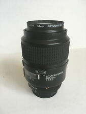 Nikon AF Micro Nikkor 105mm 1:2.8 D DSLR Camera Lens Hoya Filter Optical Glass picture