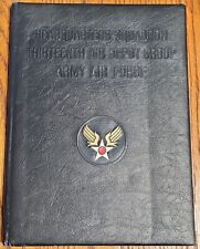 WW2 1944 HQ Squadron 13th Air Depot Group AAF War Yearbook picture