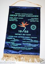 Vintage South Africa California Nevada Group Rotary International Club Banner  picture