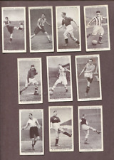 1938 CHURCHMAN CIGARETTES ASSOCIATION FOOTBALLERS 1ST SERIES SOCCER 10 CARD LOT picture