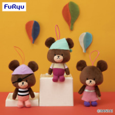 The Bear School Jackie's Dream Mascot set of 3 12cm FuRyu New unused JPN F/S EC picture