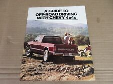 Vintage A Guide To Off-Road Driving With Chevy 4X4s     E1 picture