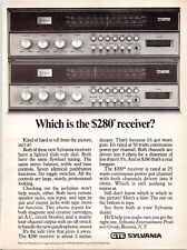 SYLVANIA Receiver CR2743A Stereo Ad ~ 1973 Magazine Advertising Print picture