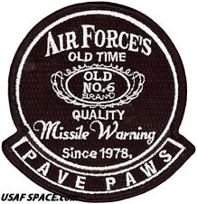 USAF 6TH SPACE WARNING SQ-PAVE PAWS-Cape Cod AFS-ORIGINAL AIR FORCE VEL PATCH picture