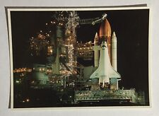 Vintage NASA Postcard Greeting Card Space Shuttle Endeavour & Launcher Platform picture