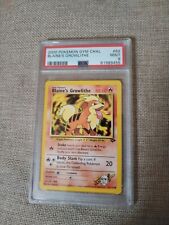 Pokemon Card: 2000 Blaine's Growlithe. PSA Mint 9 picture